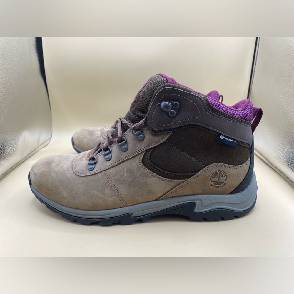Sz 11 Timberland Mt. Maddsen WP Mid Hiker MD Brown/Full Grain  Women Boots NIB